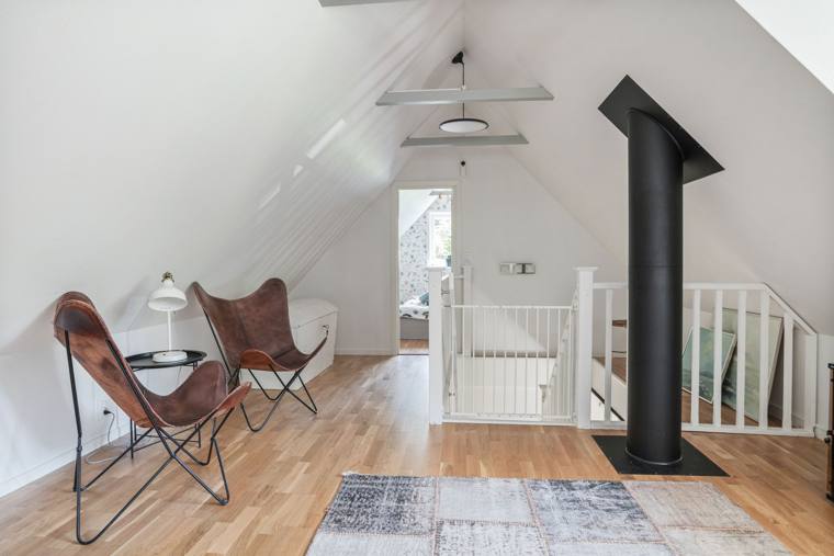 Allrum på övervåningen, i dag kontor